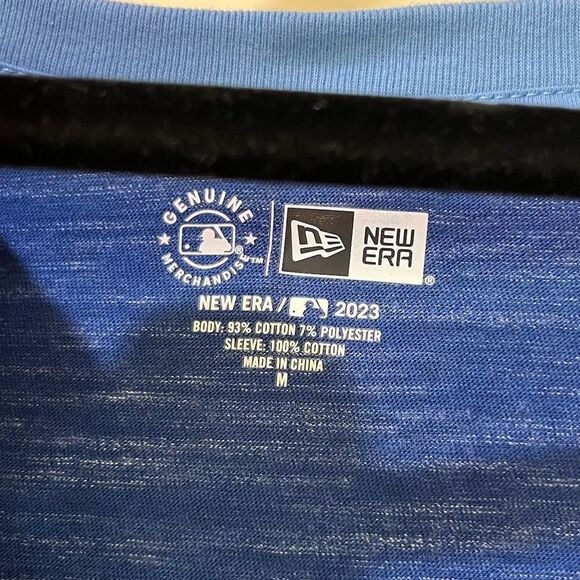 NWT NEW ERA Kansas City Royals Baseball Tee T-shirt Blue Women’s Size Medium - Picture 3 of 5